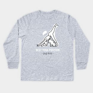 Best yoga position Kids Long Sleeve T-Shirt